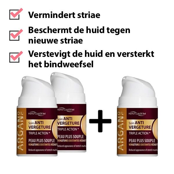 Speciale formule voor striae ANTI STRETCH 2+1 Speciale formule voor striae ANTI STRETCH 2+1